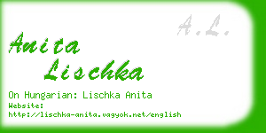 anita lischka business card